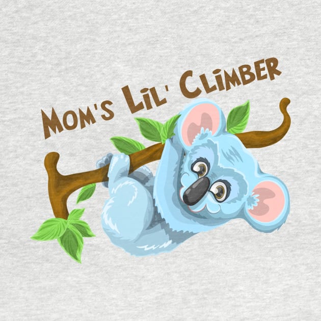 Koala Gifts for Kids Mom's Little Climber Zoo Wild Animal Design by InnerMagic